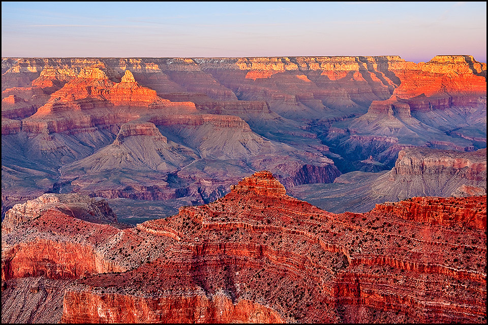 Grand Canyon: O'Neil Butte at Sunset
